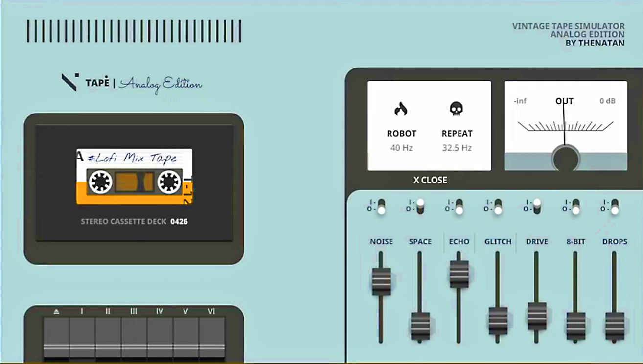 Thenatan Tape (Analog Cassette Saturation)